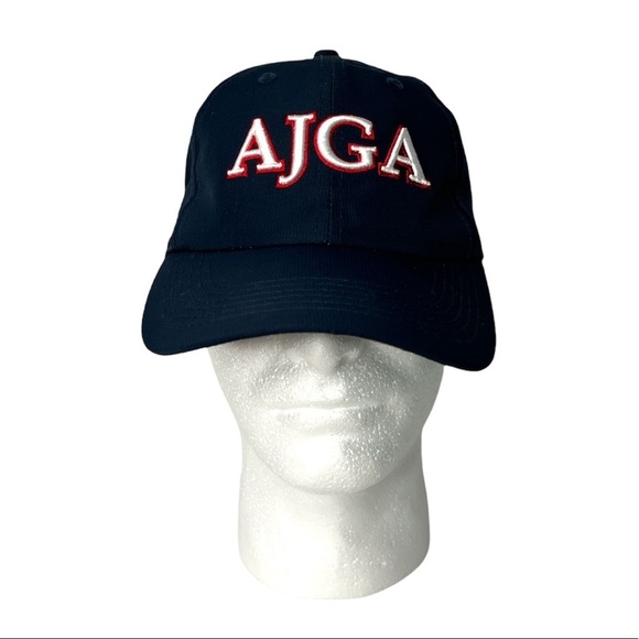 Imperial AJGA Golf Hat Lot Blue Red Adjustable Cap American Jr. Golf Association - Picture 7 of 16